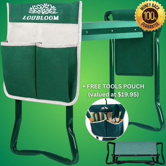 Get Up and Down With Ease and Reduce Knee Pain Instantly With The Loubloom™ Kneeler Bench